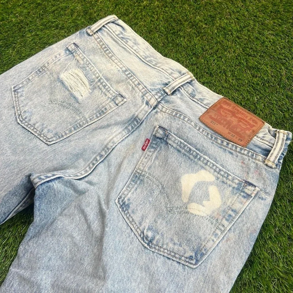 Levi's 511 32x29 Rare Special Edition Good Times Distressed Limited Edition